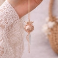Llamador de Angeles Clara Oro Rosa